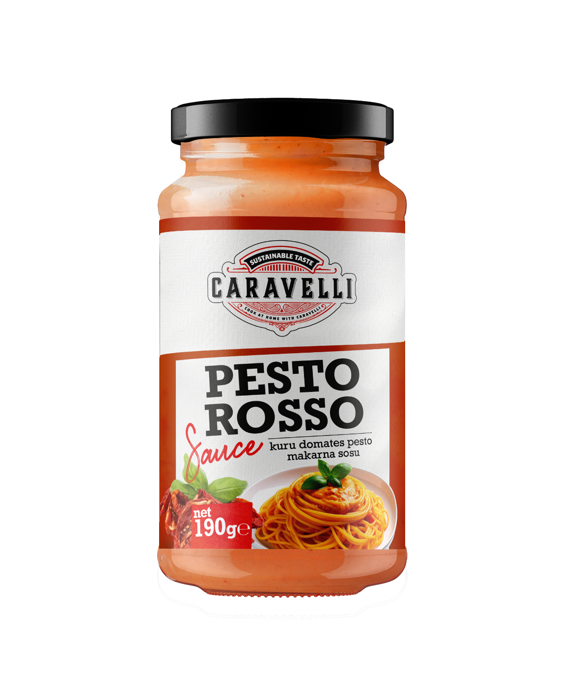 Caravelli Pesto Rosso Sos - 190 cc