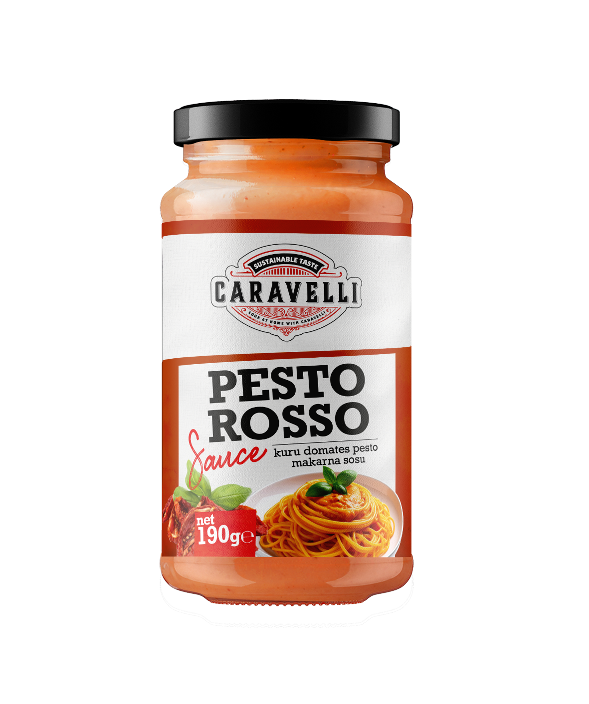 Caravelli Pesto Rosso Sos - 190 cc