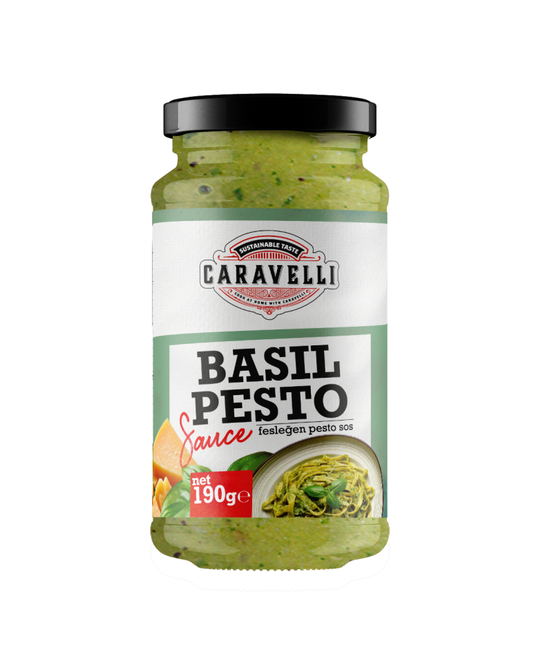 Caravelli Basil Pesto Sos - 190 cc