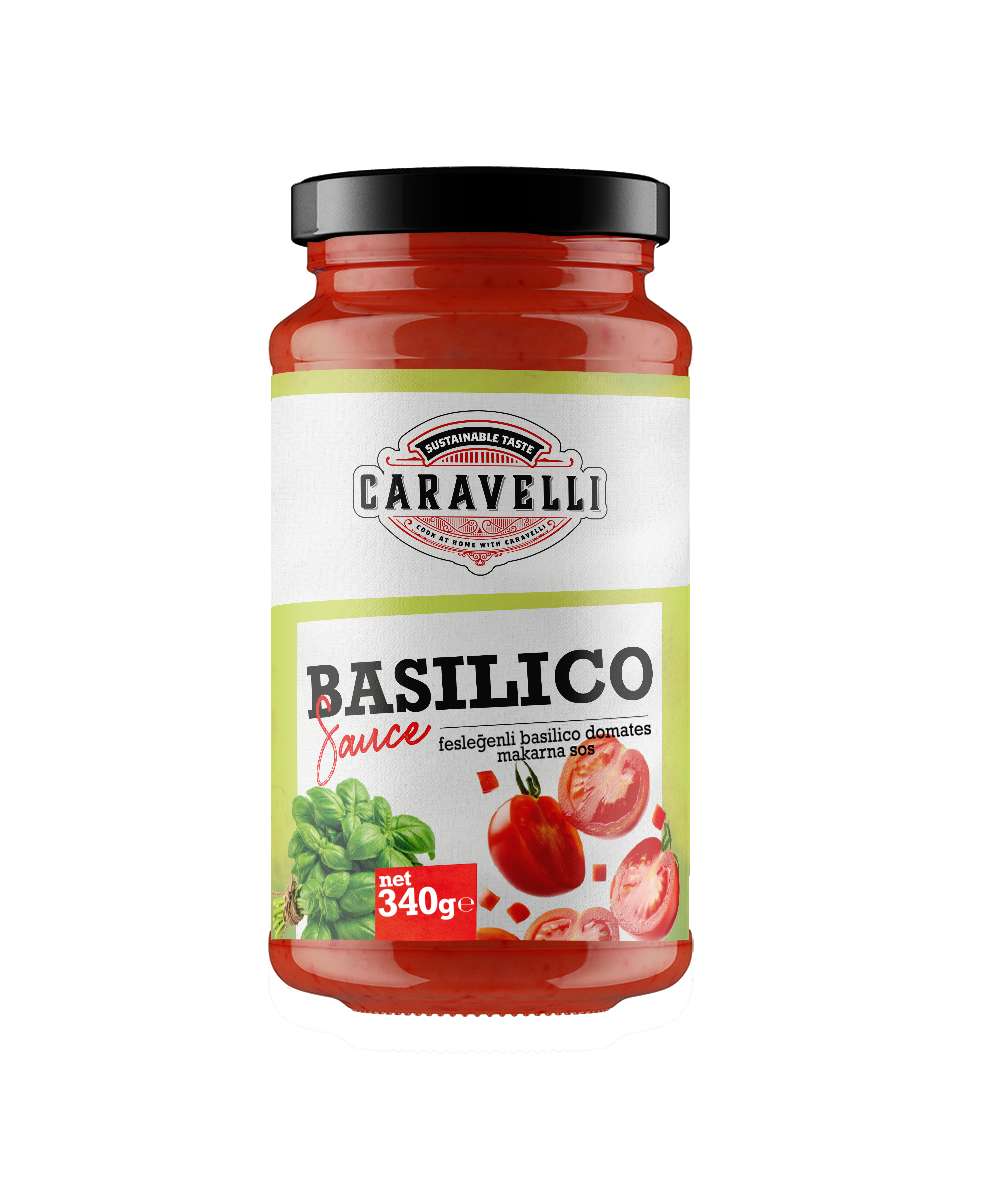 Caravelli Fesleğenli Domatesli Sos - 340 cc