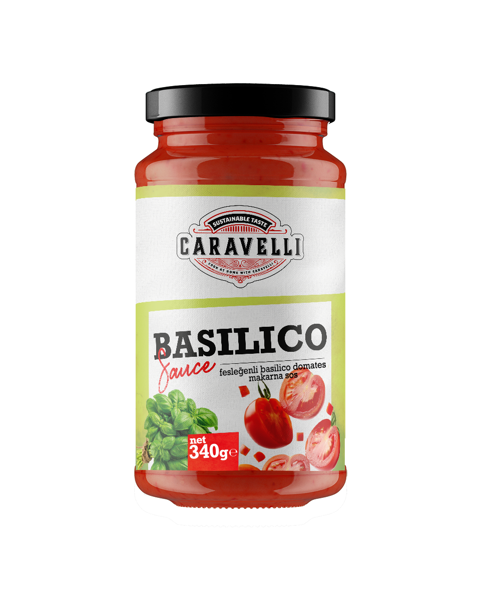 Caravelli Fesleğenli Domatesli Sos - 340 cc