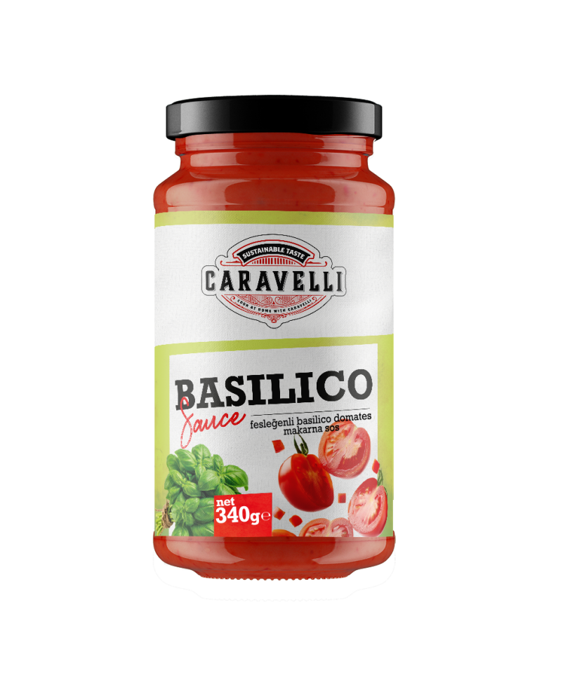 Caravelli Fesleğenli Domatesli Sos - 340 cc