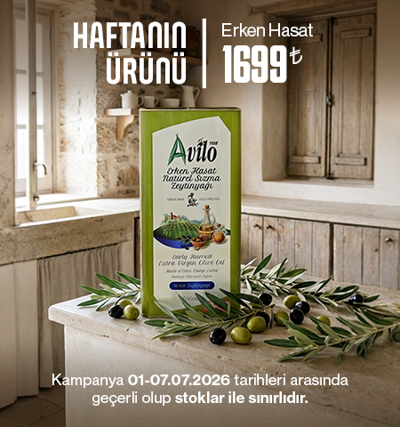 Erken Hasat Filtresiz 5 Lt Avilo Soğuk Sıkım Natürel Sızma Zeytinyağı